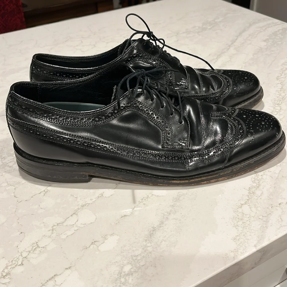 Florsheim Imperial Black Leather Men's Dress Shoes size 10